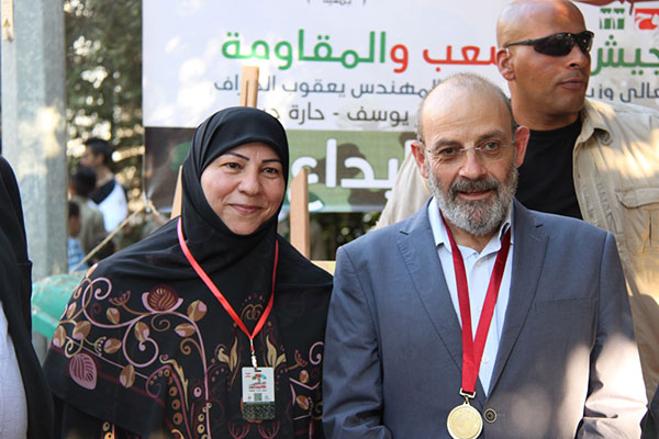 وزير الدفاع افتتح مرسم النصر في حارة حريك وزير الدفاع افتتح مرسم النصر في حارة حريك